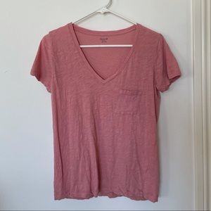 Madewell Pink V Neck